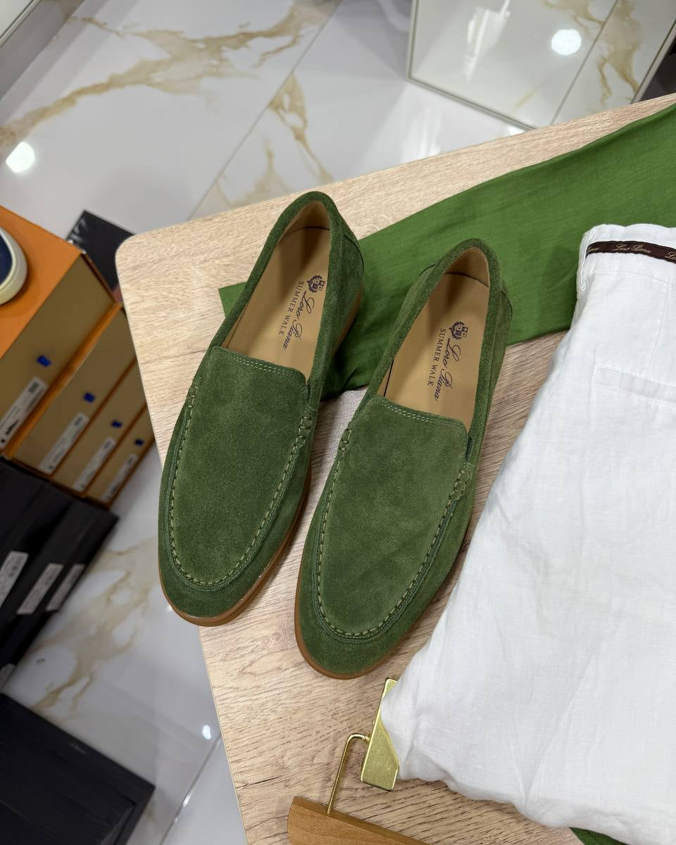 Loro Piana Amalfi Suede Loafer