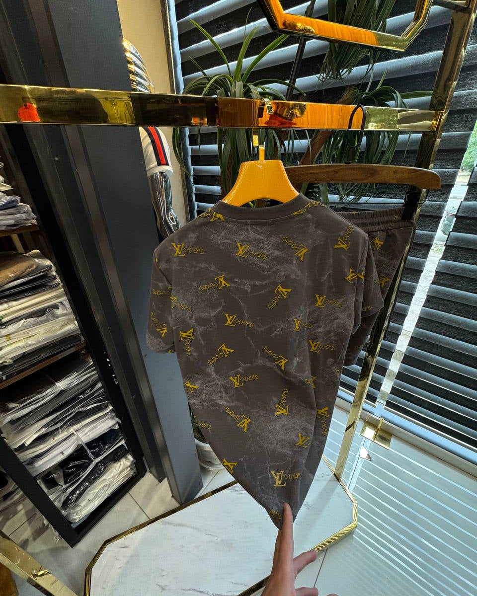 Louis Vuitton Marble Wash Tee & Short Set
