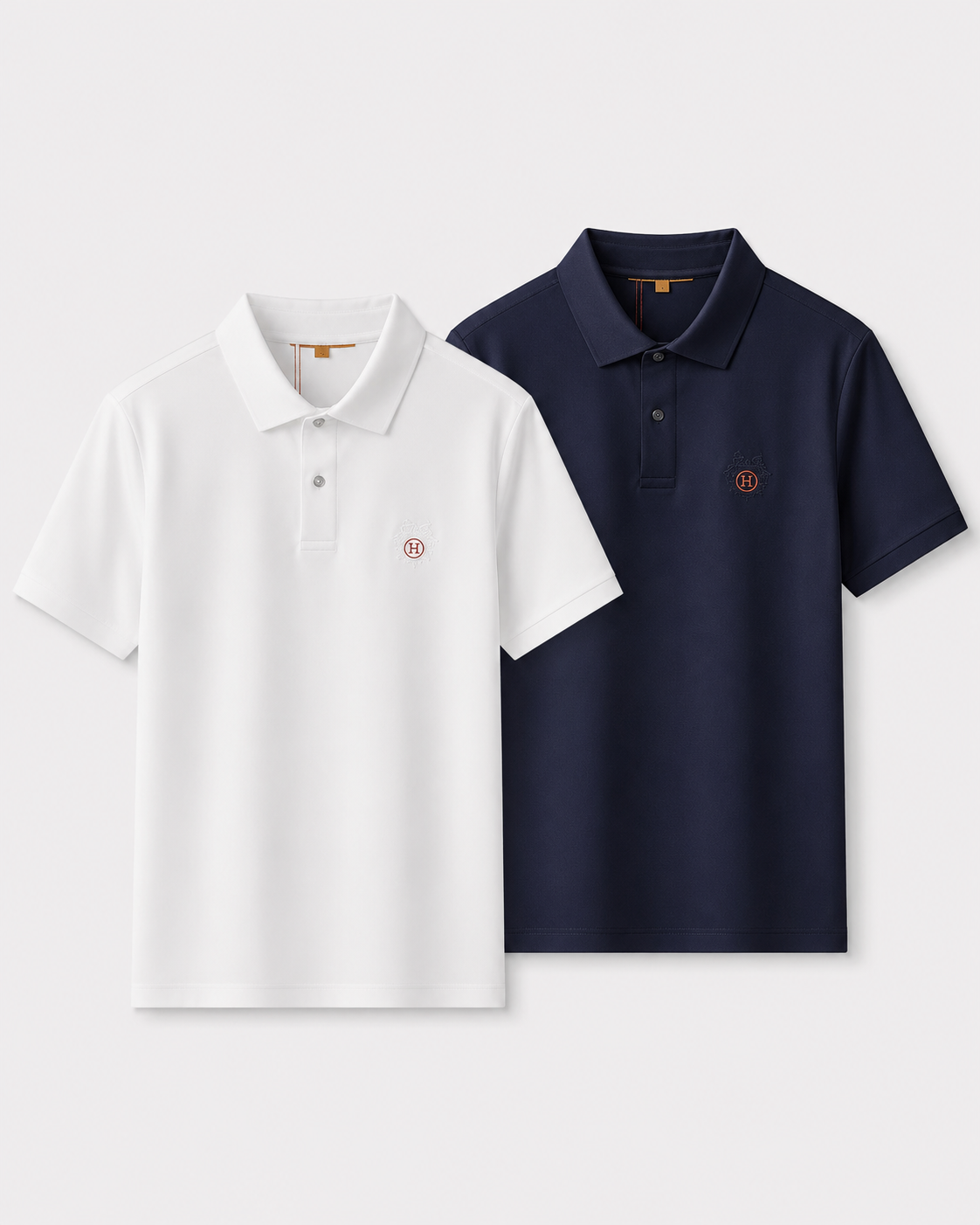 Hermès Siena Piqué Polo