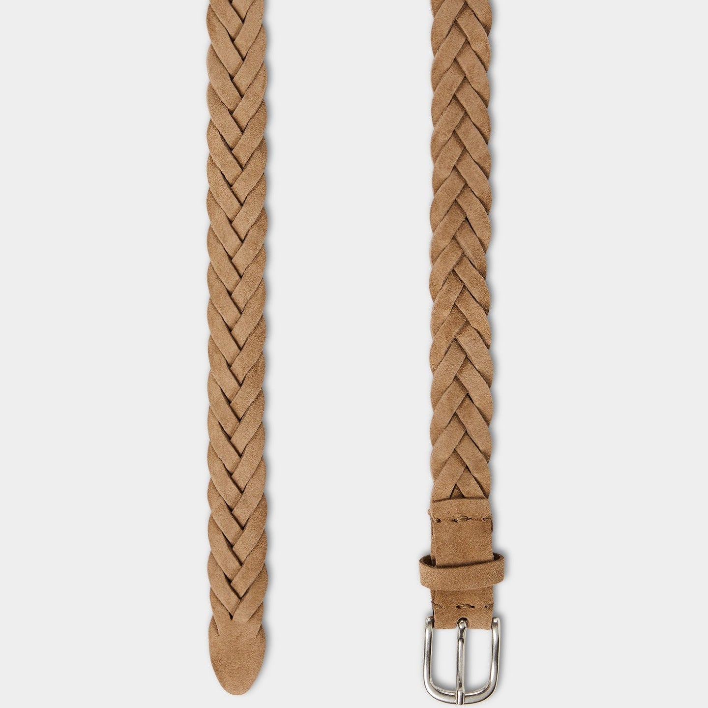Italian Suede Braided Belt