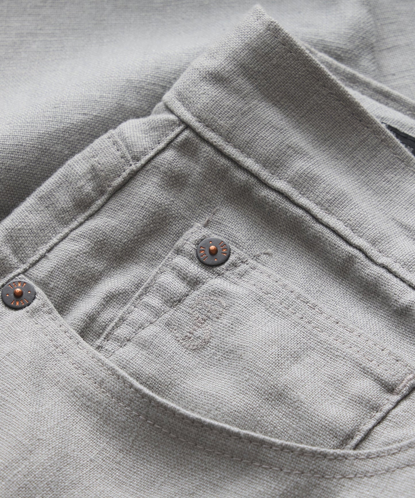 Slim 5-Pocket Linen Pant