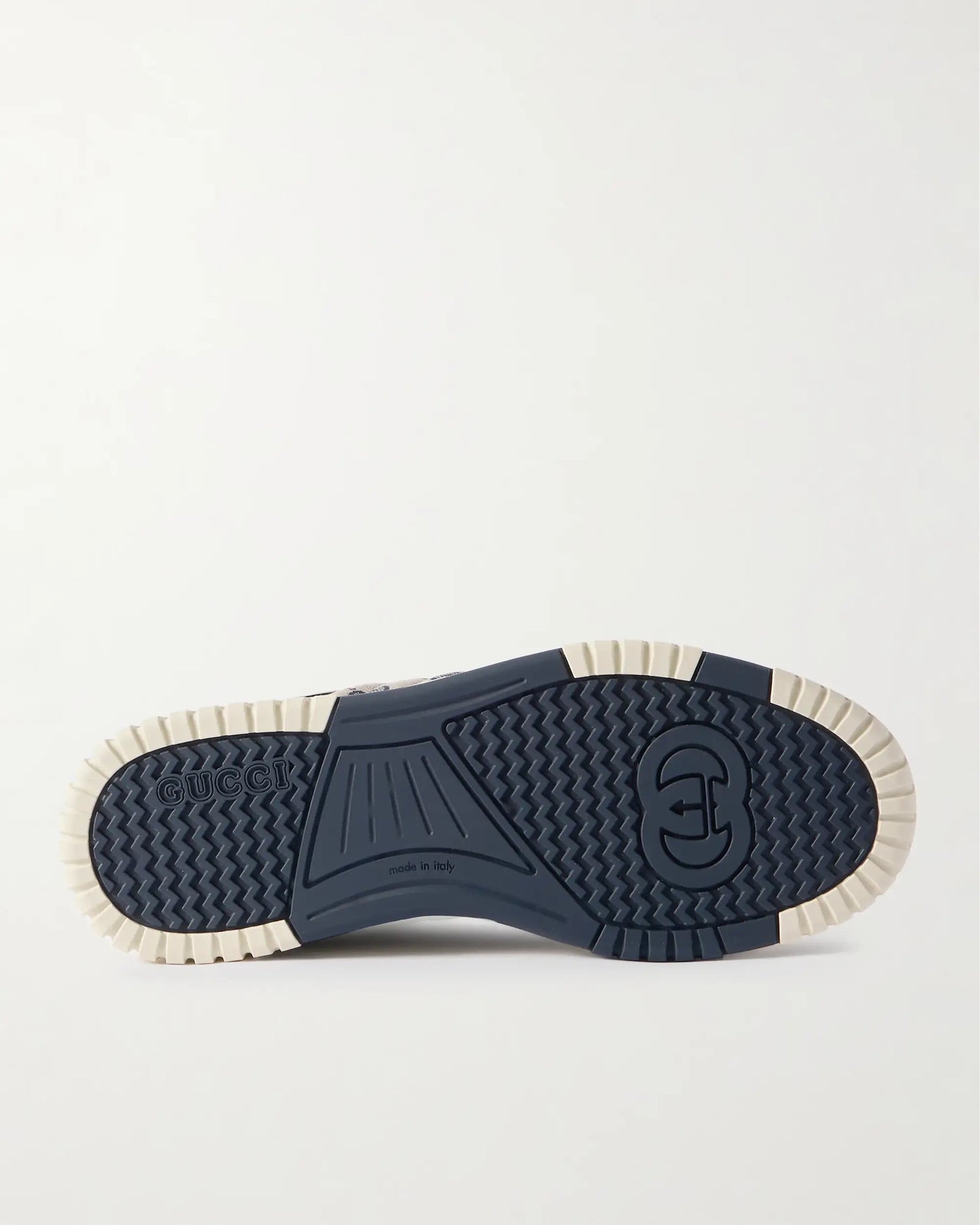 Gucci Re-Web Suede and Webbing-Trimmed Canvas and Leather Sneakers