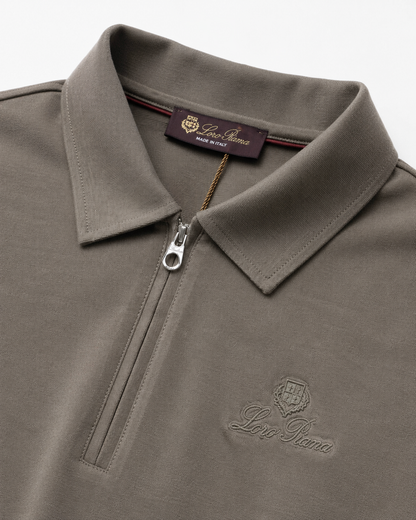 Loro Piana Otranto Zip Polo