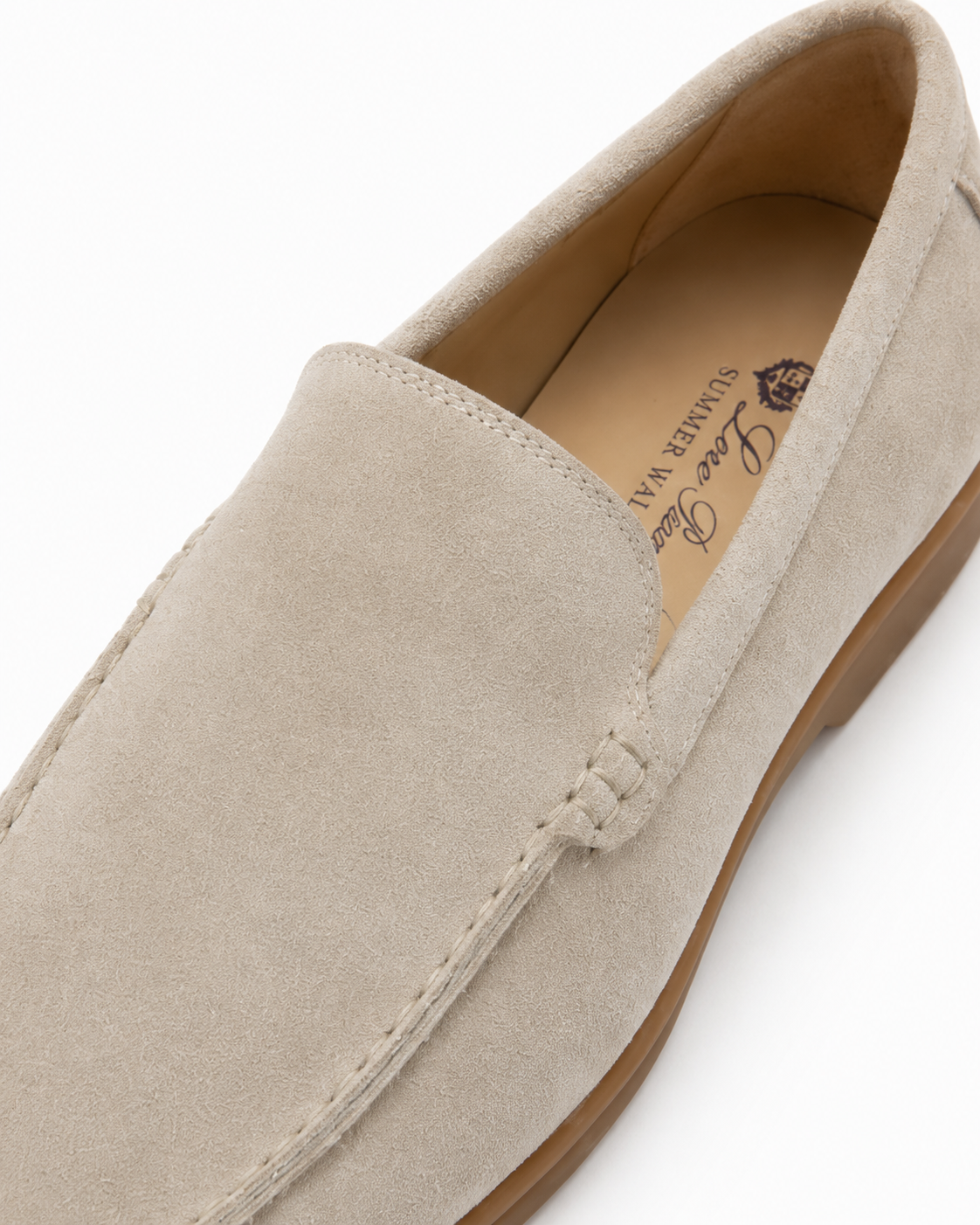 Loro Piana Ancona Suede Loafer