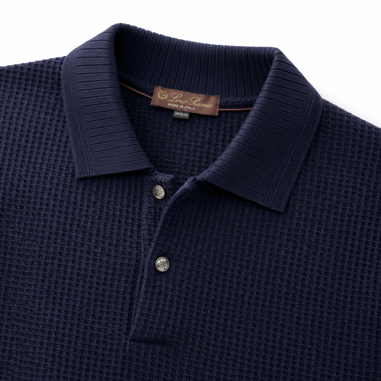 Loro Piana Urbino Waffle Polo