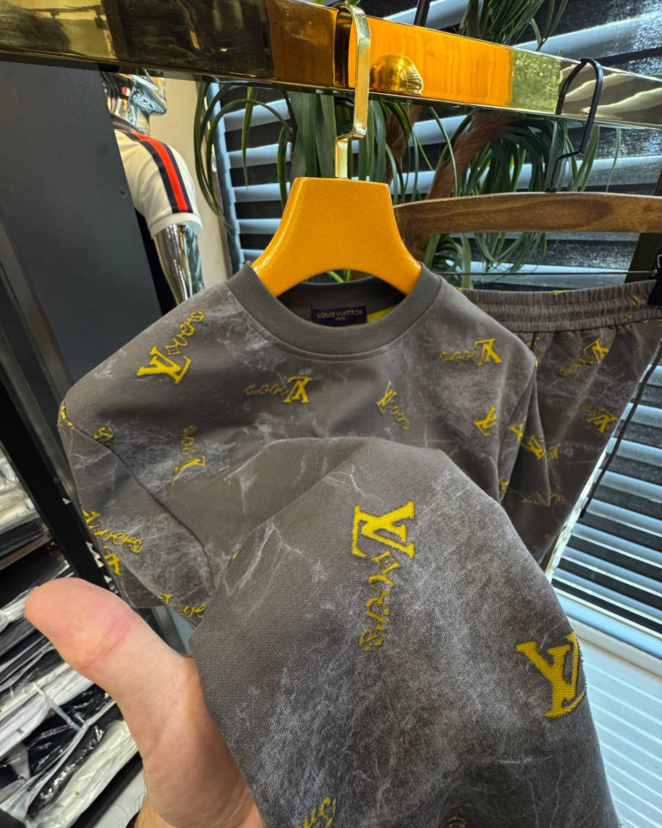 Louis Vuitton Marble Wash Tee & Short Set