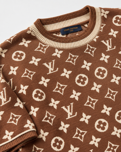 Louis Vuitton Chestnut Monogram Sweater