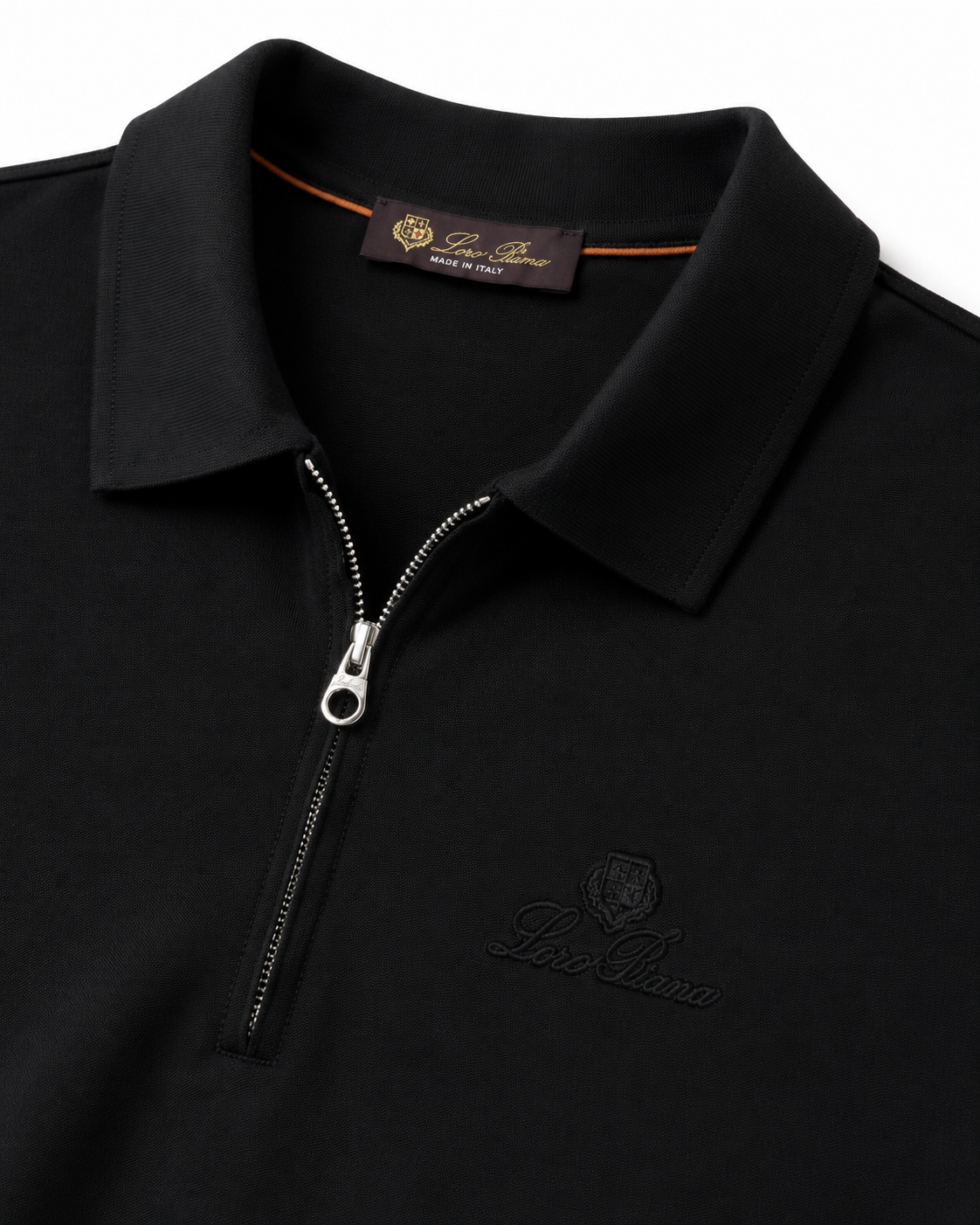 Loro Piana Sicilia Zip Polo