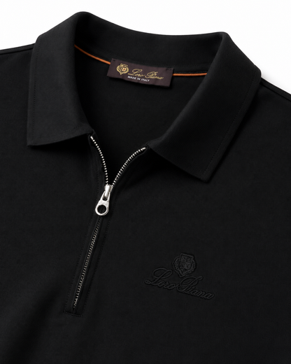 Loro Piana Sicilia Zip Polo