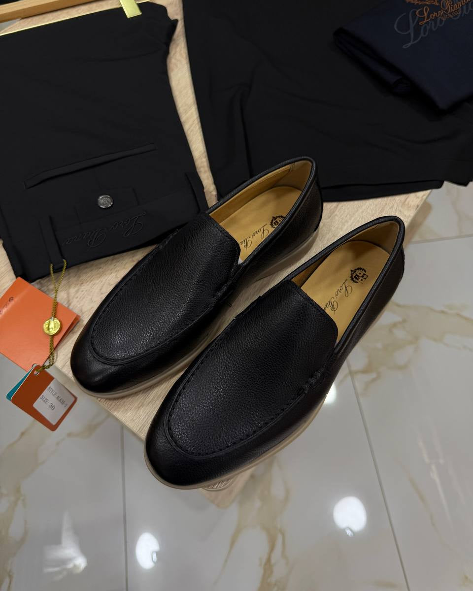 Loro Pìana Alba Leather Loafer
