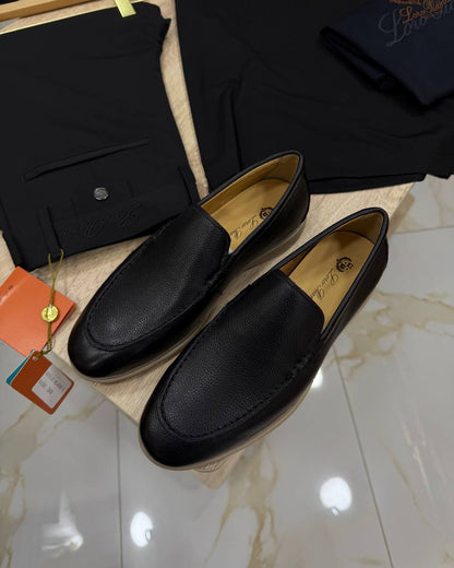 Loro Pìana Alba Leather Loafer