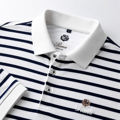 Loro Piana Procida Stripe Polo