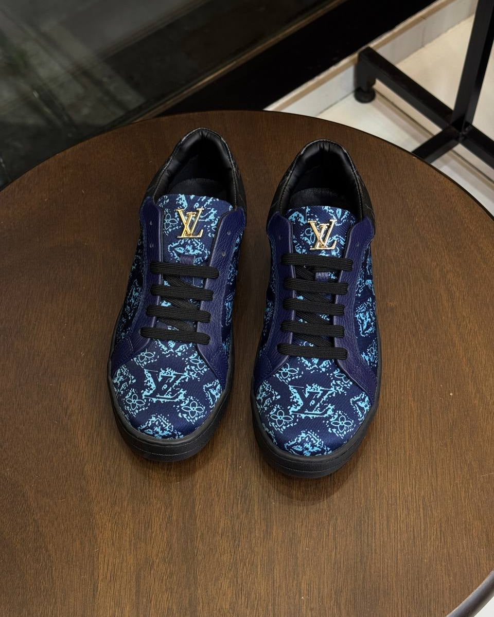 Louis Vuitton Cobalt Print Sneaker