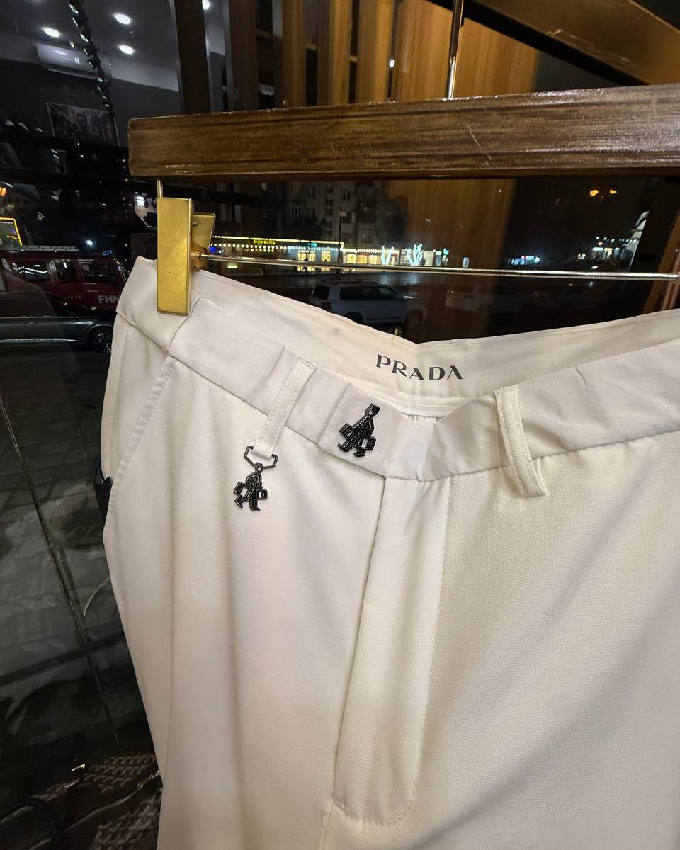 Prada Torino White Trouser