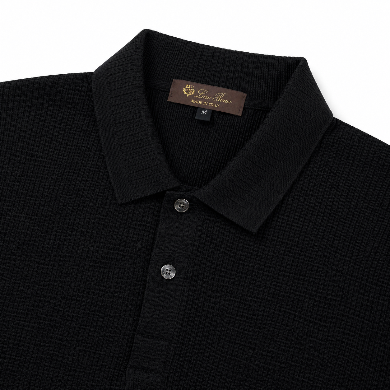 Loro Piana Urbino Waffle Polo