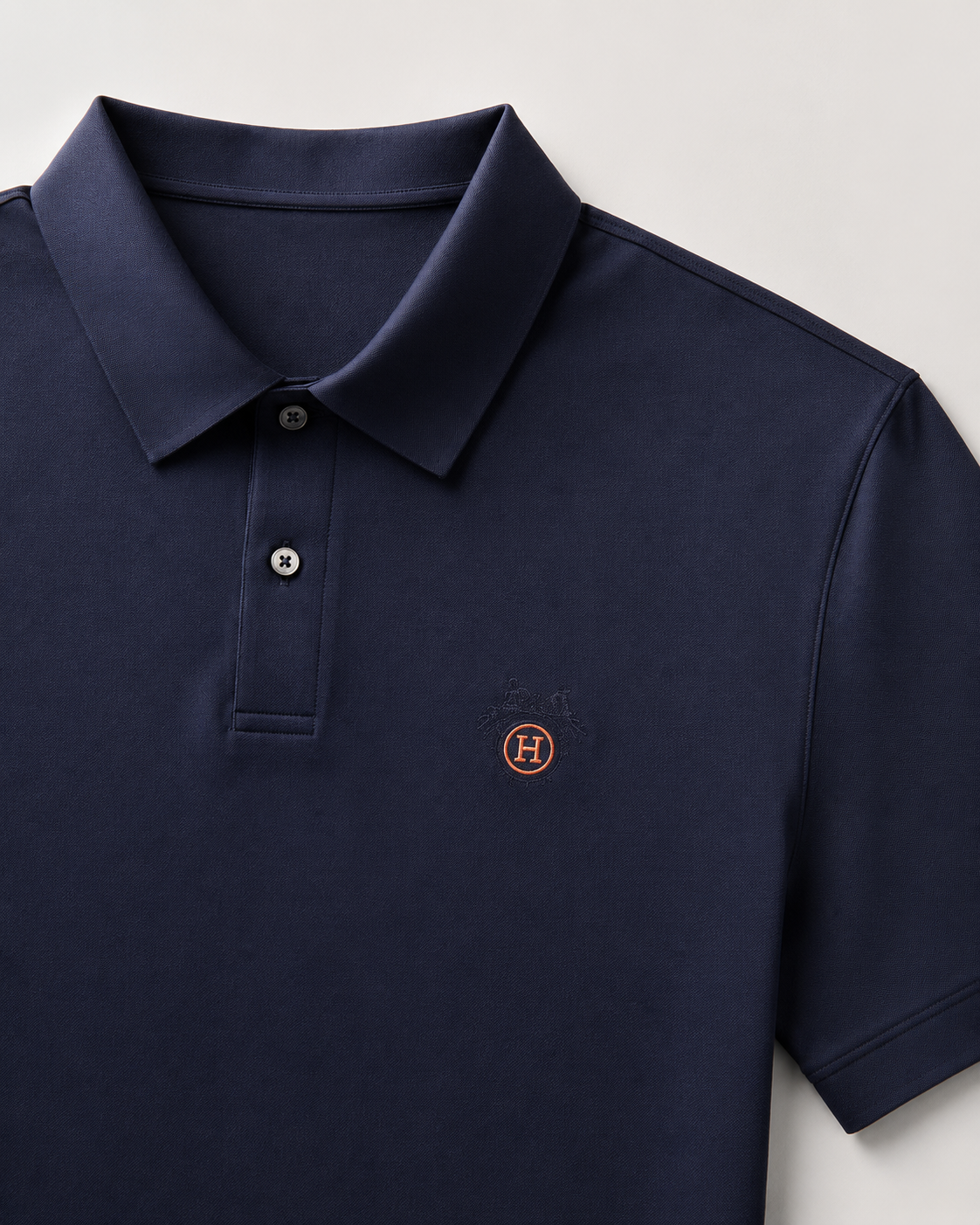 Hermès Siena Piqué Polo