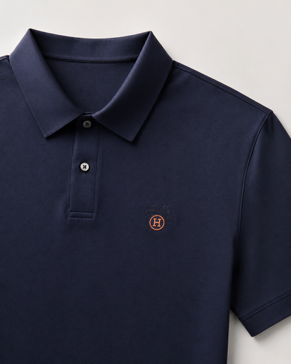 Hermès Siena Piqué Polo