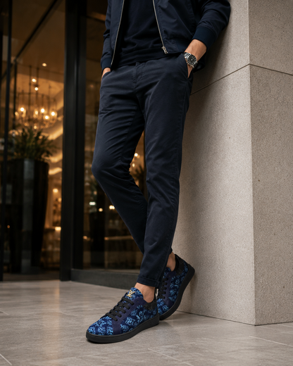 Louis Vuitton Cobalt Print Sneaker
