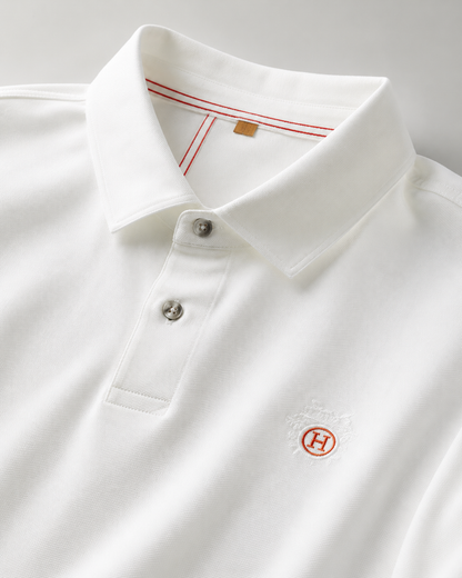Hermès Siena Piqué Polo