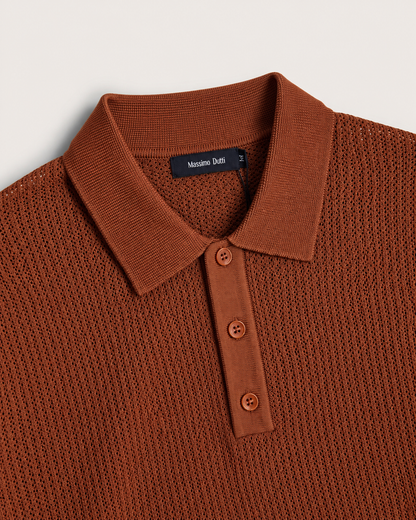 Massimo Dutti Positano Knit Polo