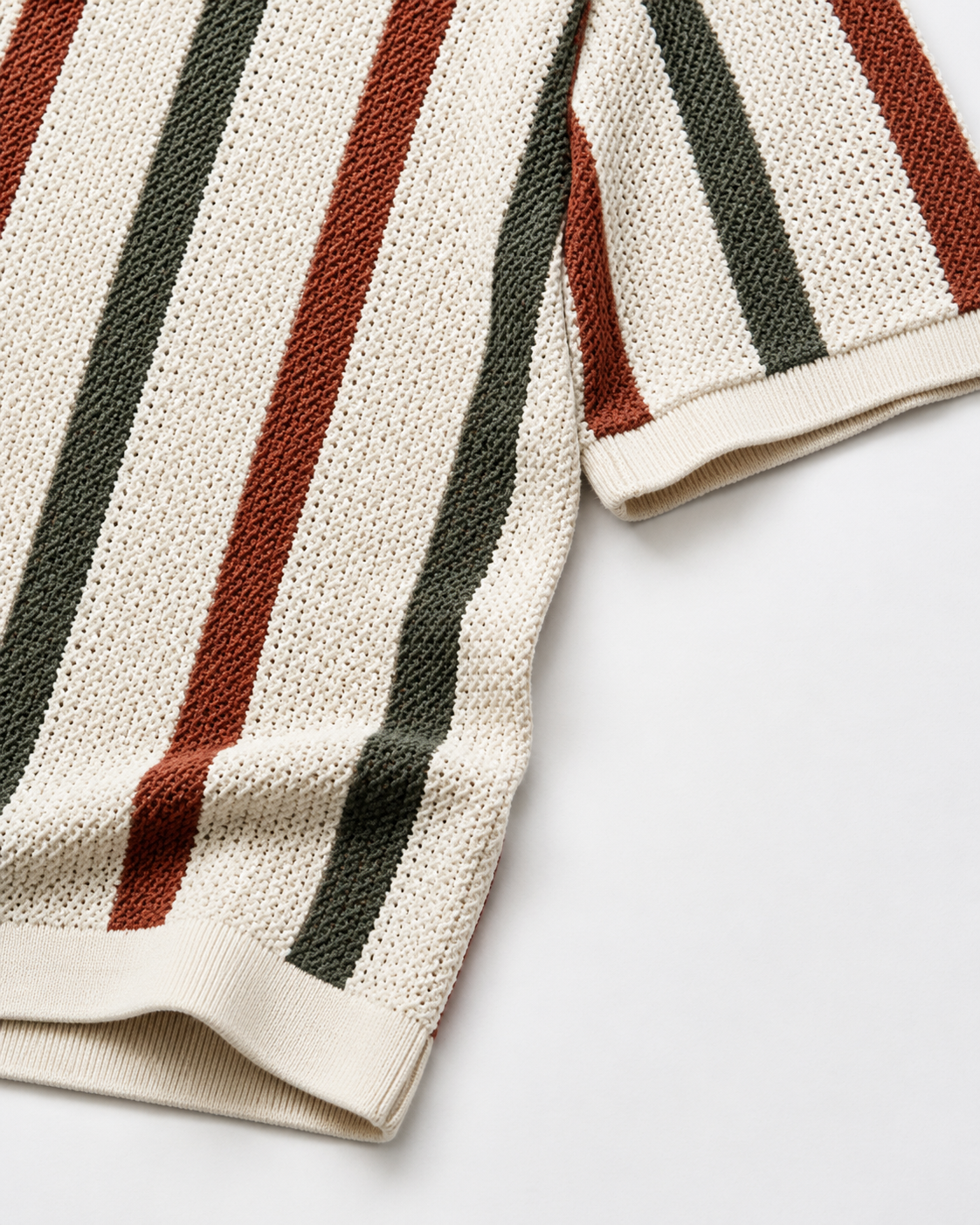 Brunello Cucinelli Resort Knit Stripe Polo