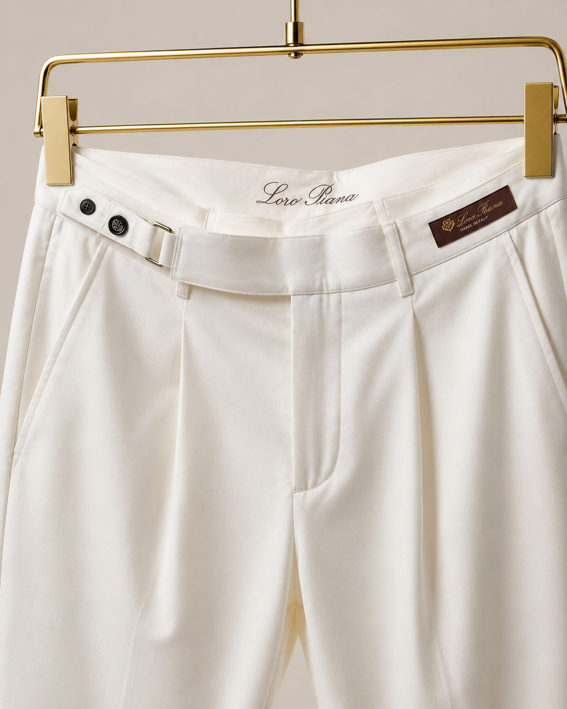 Loro Piana Taormina Pleated Trouser
