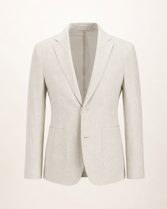Loro Piana Sartoria Ecru Blazer