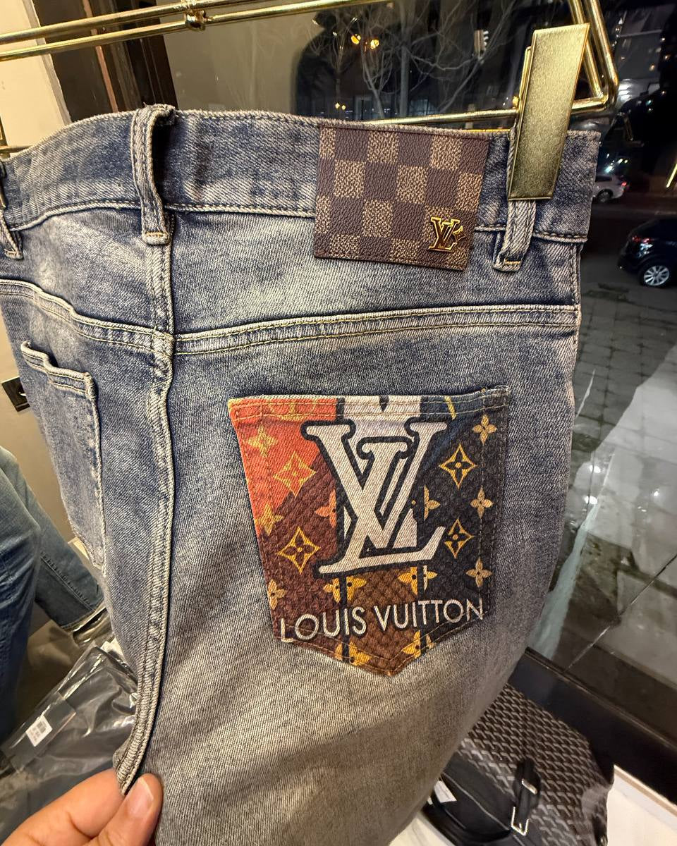 Louis Vuitton Positano Faded Denim