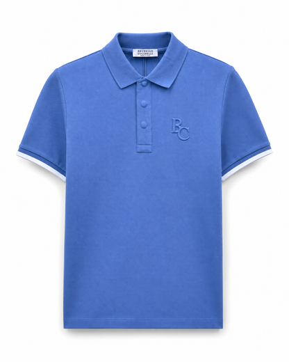 Brunello Cucinelli Cinque Terre Piqué Polo