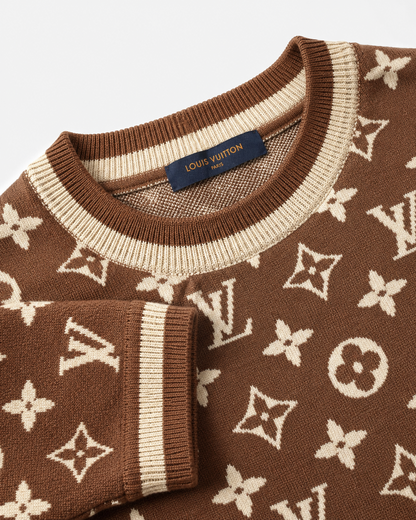 Louis Vuitton Chestnut Monogram Sweater