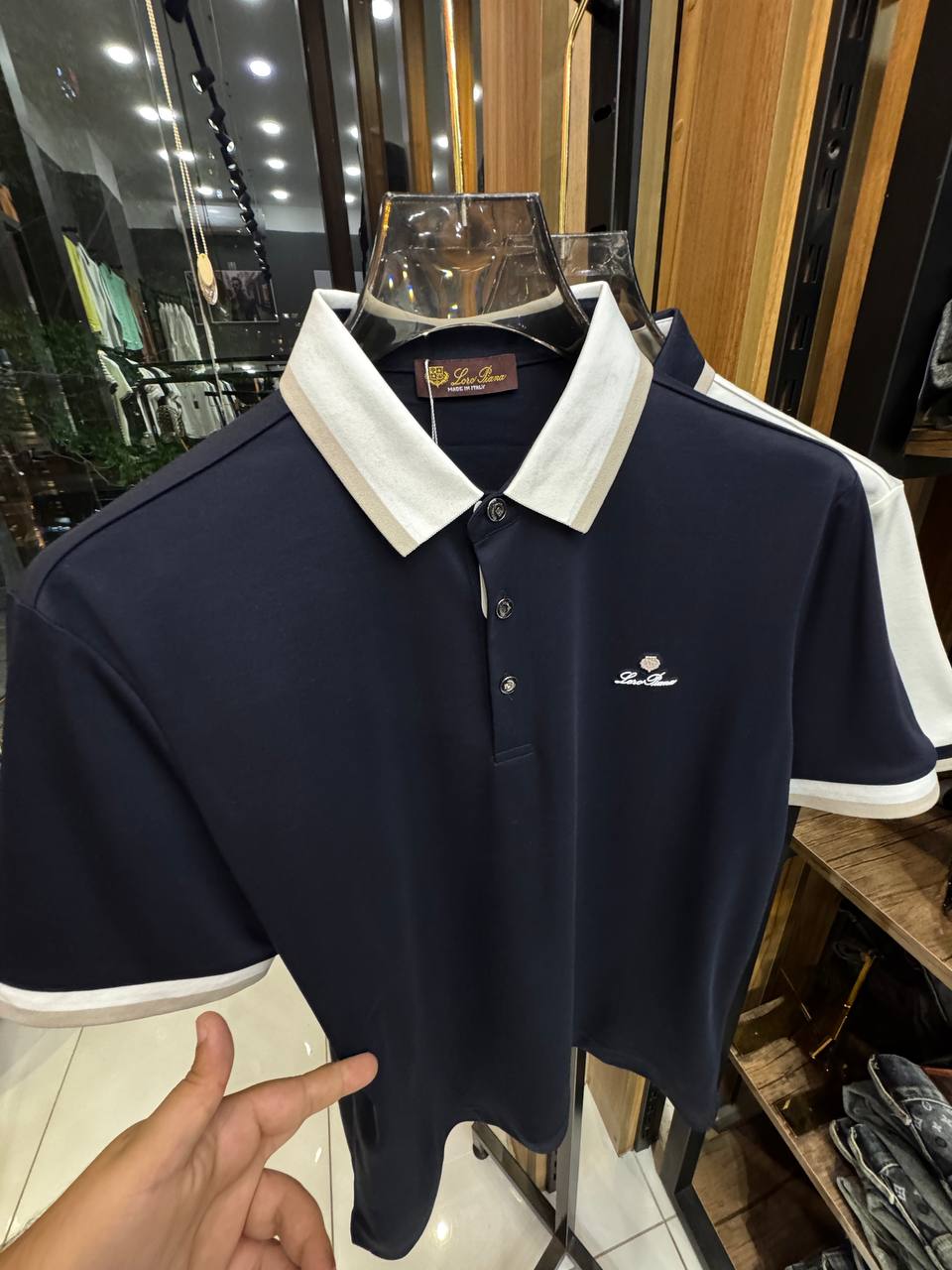 Loro Piana Fano Contrast Polo