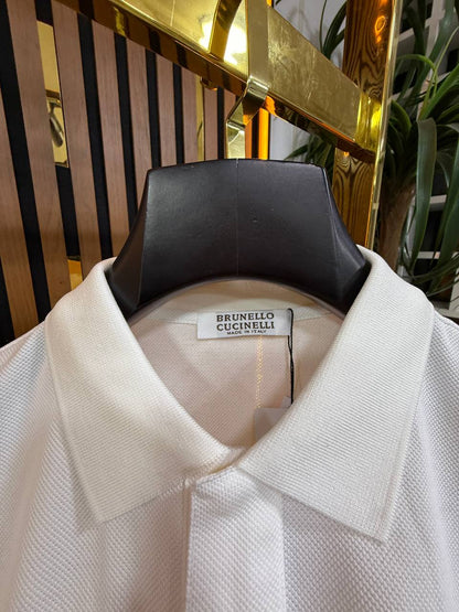 Brunello Cucinelli Cinque Terre Piqué Polo