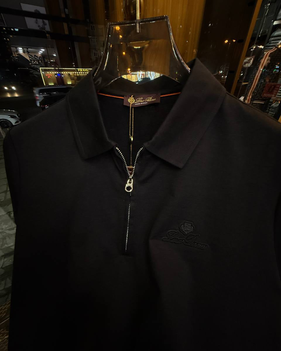 Loro Piana Sicilia Zip Polo
