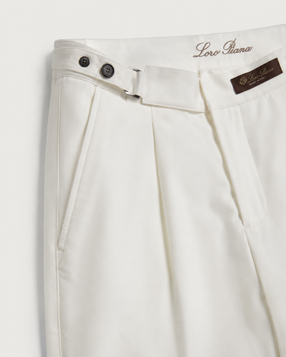 Loro Piana Taormina Pleated Trouser