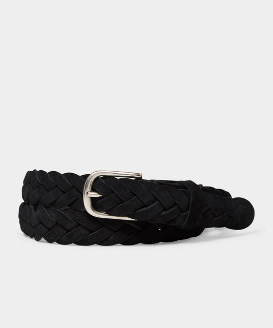 Italian Suede Braided Belt