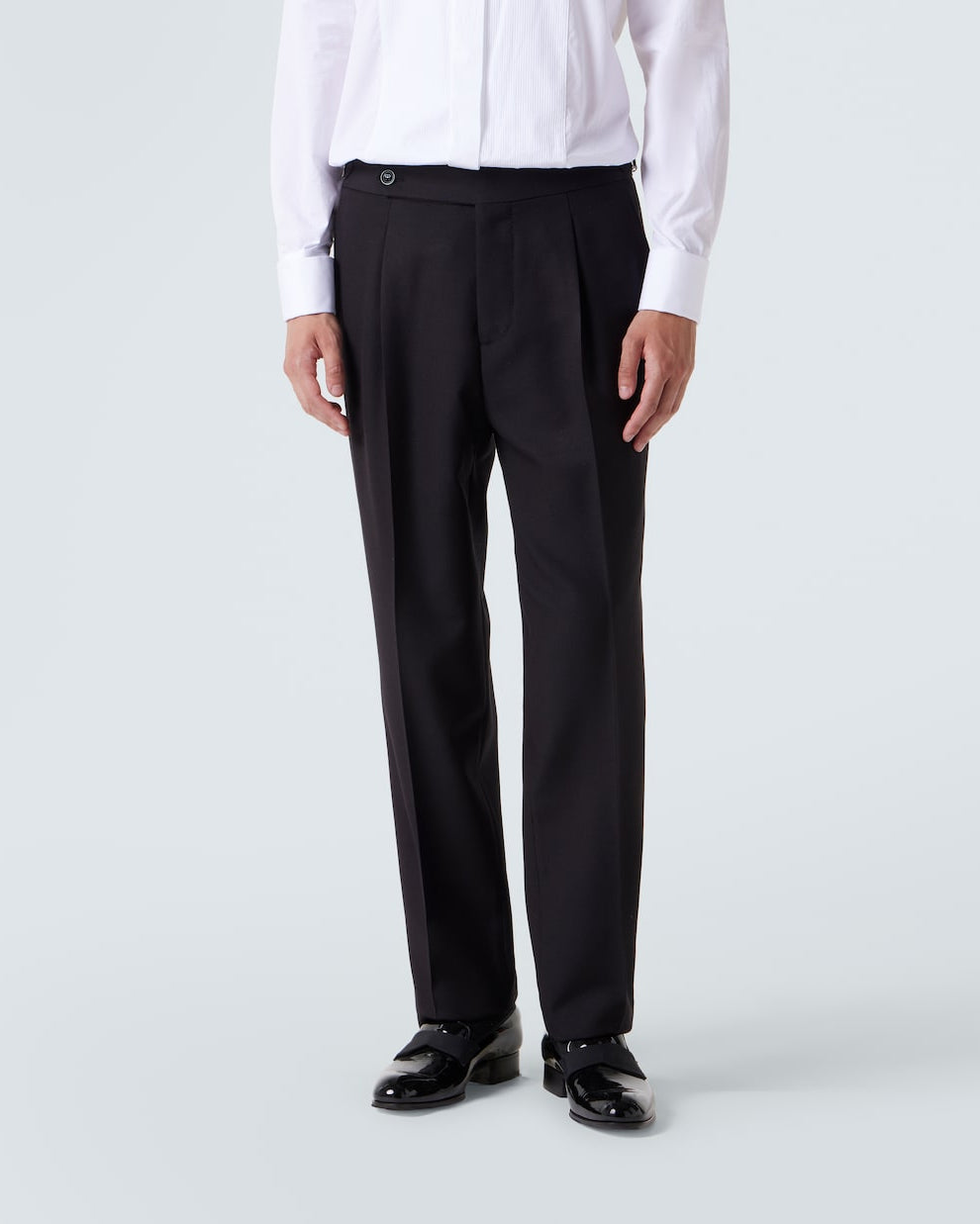 Brunello Cucinelli Silk, wool, and mohair suit pants