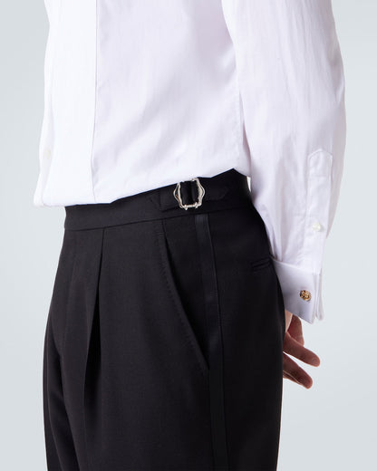 Brunello Cucinelli Silk, wool, and mohair suit pants