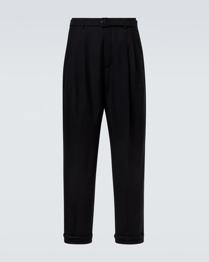 Saint Laurent Wool gabardine straight pants