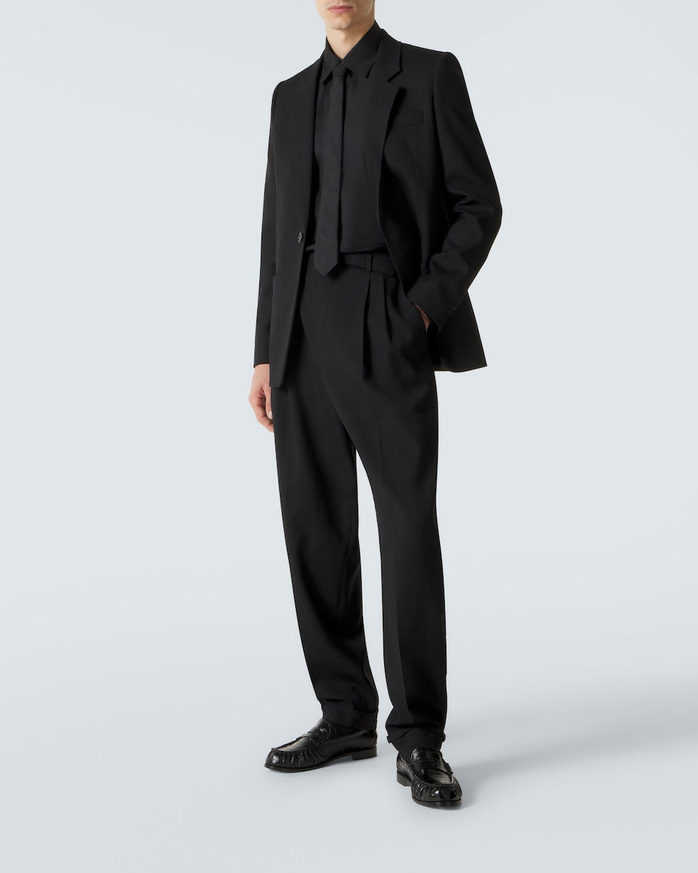 Saint Laurent Wool gabardine straight pants