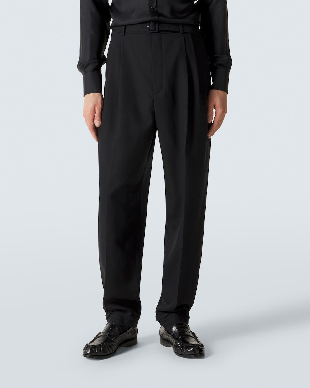 Saint Laurent Wool gabardine straight pants
