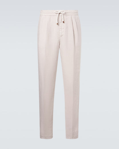 Brunello Cucinelli Linen tapered pants