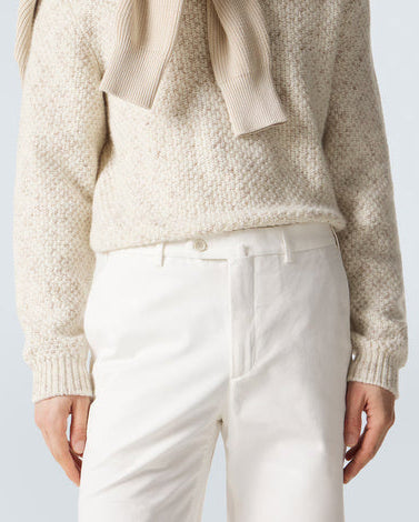 Loro Piana Carlo cotton-blend straight pants