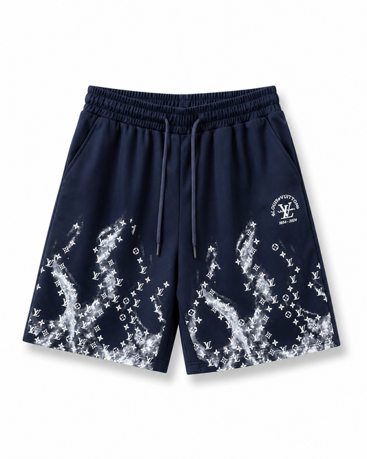 Louis Vuitton Navy Fade Track Short