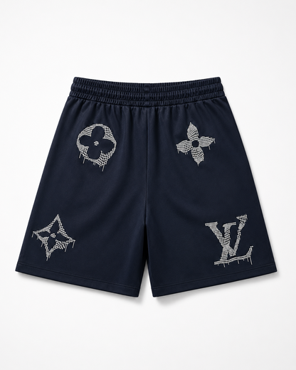 Louis Vuitton Navy Fade Track Short