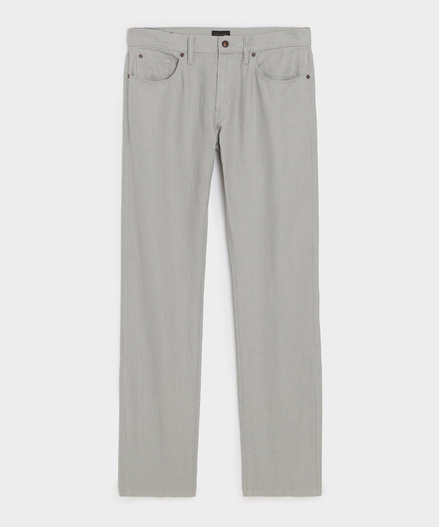 Slim 5-Pocket Linen Pant