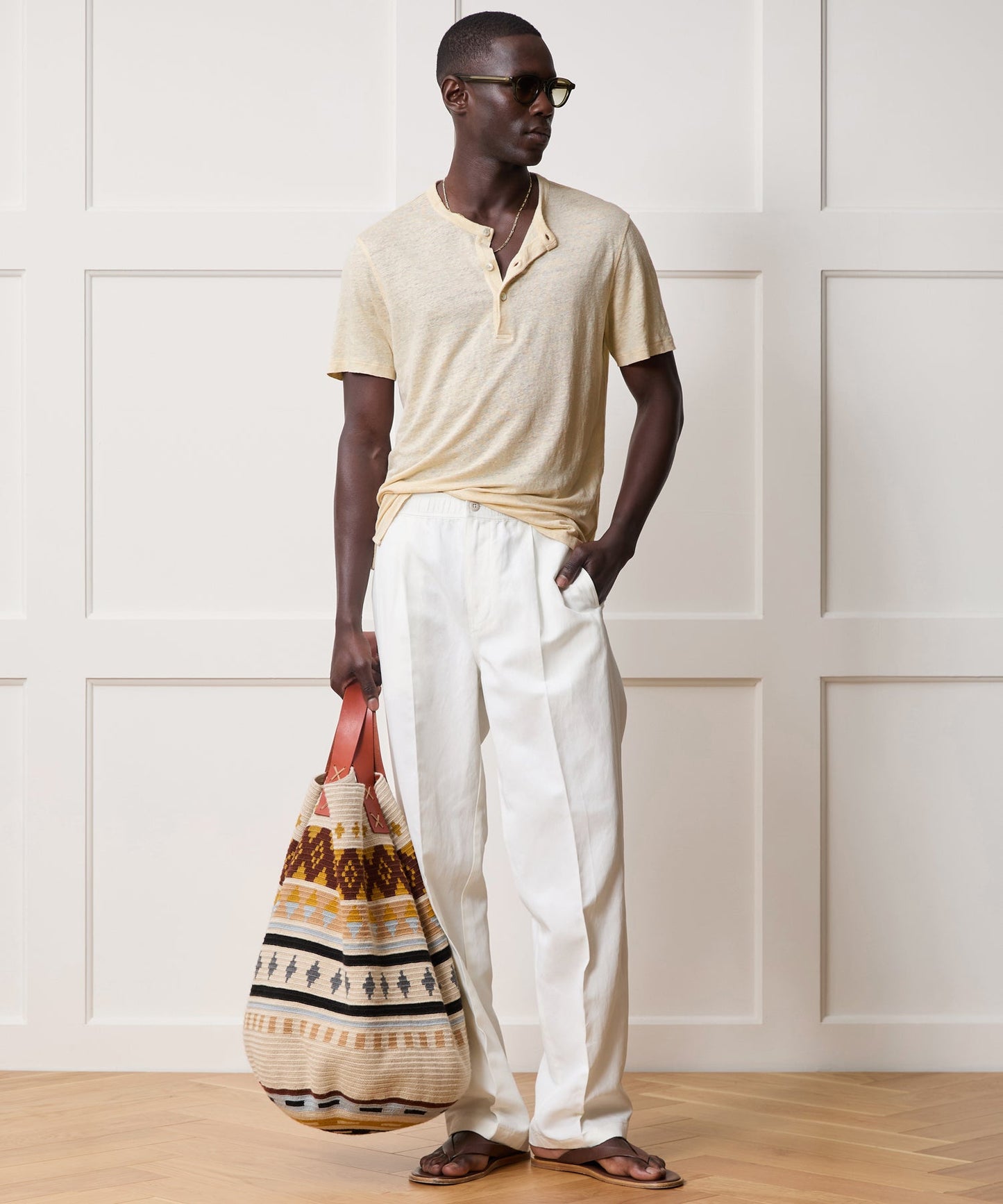 Linen Henley