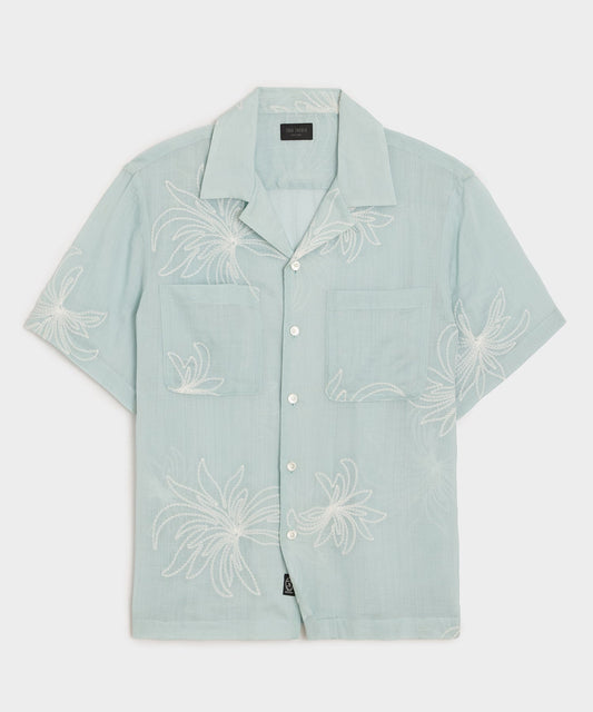Embroidered Capri Shirt