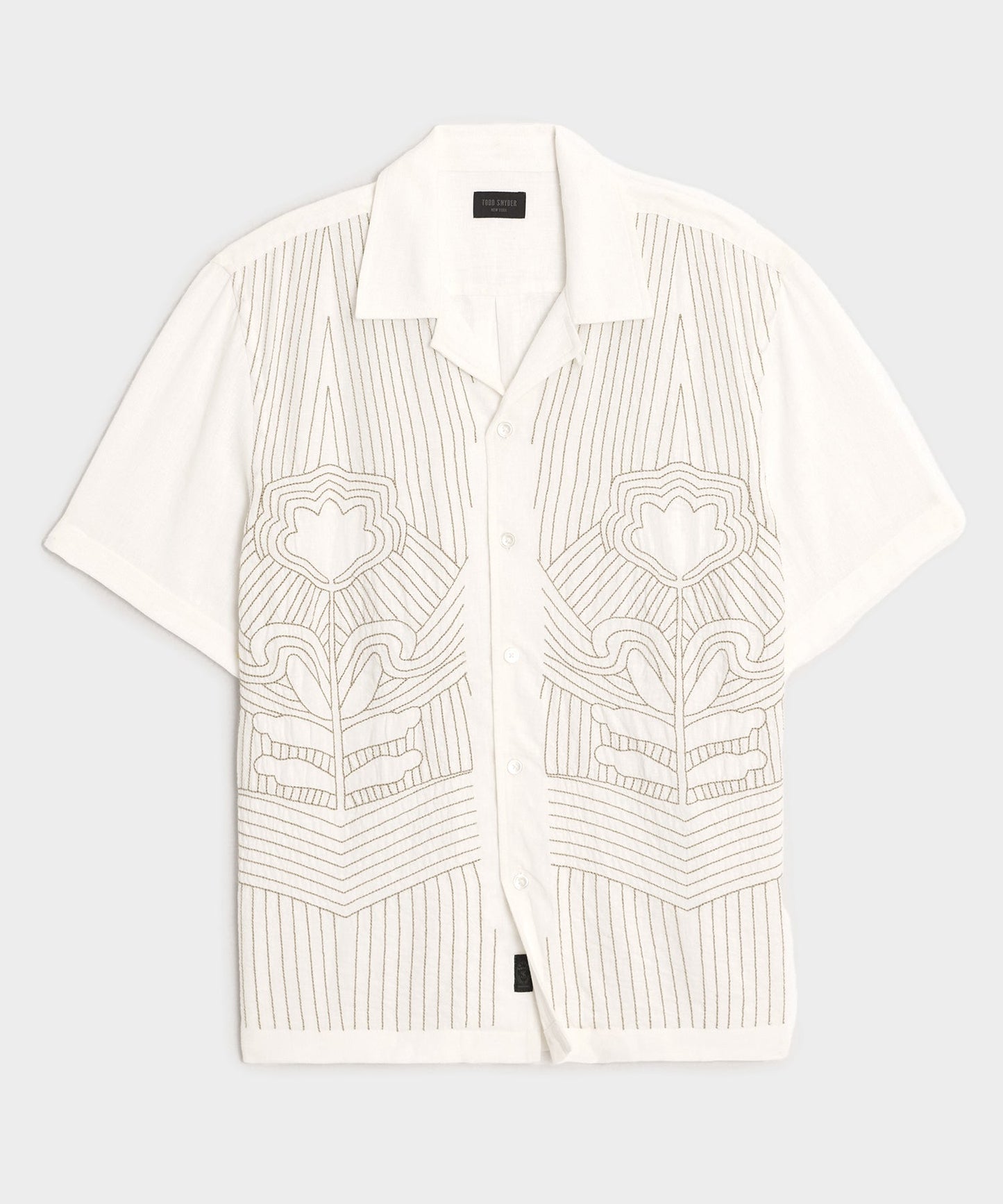 Embroidered Capri Shirt