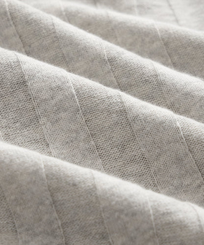 Ribbed Linen-Cotton Henley Sweater