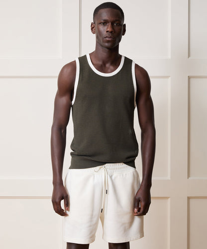 Tipped Luxe Mesh Tank